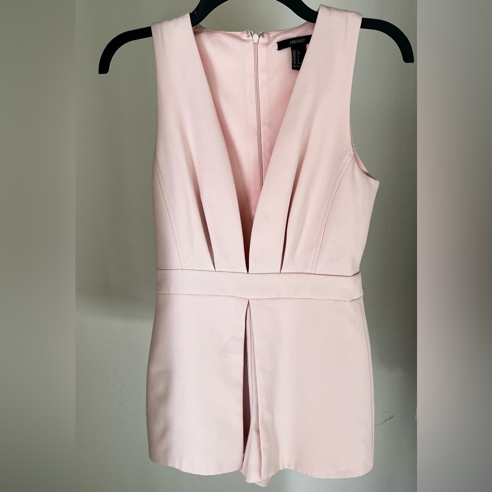 F21 Pink mini romper